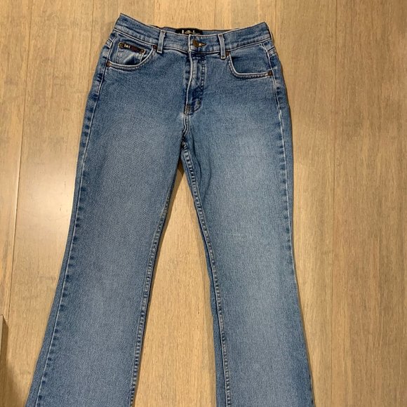Vintage 90s l.e.i flare jeans, great condition - Picture 1 of 15